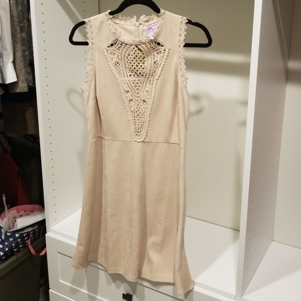 Francescas Suede Mini Dress